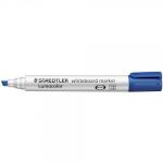 Staedtler Lumocolor Whiteboard Marker Chisel Tip 2-5mm Line Blue (Pack 10) - 351B-3 14666SR