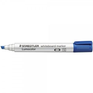 Staedtler Lumocolor Whiteboard Marker Chisel Tip 2-5mm Line Blue Pack