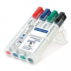 Staedtler Lumocolor Whiteboard Marker Chisel Tip 2-5mm Line Assorted