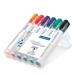Staedtler Lumocolor Whiteboard Marker Chisel Tip 2-5mm Line Assorted Colours (Pack 6) - 351BWP6 14694SR