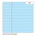 Rhino A4 Special Refill Pad 50 Leaf Feint Ruled 8mm With Margin Blue Tinted Paper (Pack 6) - HABFM-0 14755VC