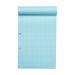 Rhino A4 Special Refill Pad 50 Leaf 7mm Squared Blue Tinted Paper (Pack of 6) - HABQ-8 14762VC