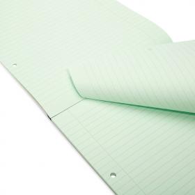 Rhino A4 Special Refill Pad 50 Leaf Feint Ruled 8mm With Margin Green Tinted Paper (Pack 6) - HAGFM-0 14797VC