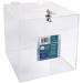 Exacompta Suggestion Box with Lockable Lid 25cm Transparent (Pack 1) - 89158D 14900EX