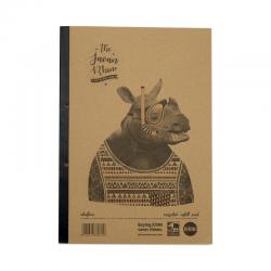 Rhino A4 Recycled Refill Pad 320 Page Feint Ruled 8mm With Margin (Pack 3) - RHDFMR-2 14902VC