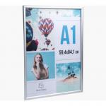 Exacompta Wall Snap Frame Poster Holder Aluminium A1 Crystal (Pack 1) - 8194358D 14907EX