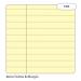 Rhino A4 Perforated Legal Pad 100 Page Feint Ruled 8mm With Margin (Pack 10) - RPY4FM-0 14937VC