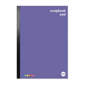 Rhino 13 x 9 A4+ Scrapbook 80 Page Multi-Coloured Sugar Paper (Pack 6) - SB2-8 14951VC