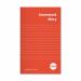 Rhino A6+ Homework Diary 84 Page 6-Day Week Red (Pack 100) - SDWD1-0 15007VC