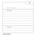 Rhino A6+ Homework Diary 84 Page 6-Day Week Red (Pack 100) - SDWD1-0 15007VC