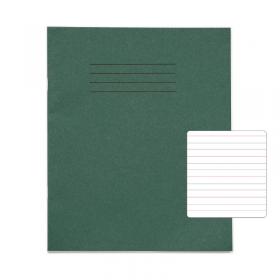 Rhino 8 x 6.5 Inches Learn to Write Book 32 Page Narrow-Ruled Dark Green (Pack 100) - SDXB6-8 15021VC