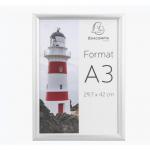 Exacompta Wall Snap Frame Poster Holder Aluminium A3 Crystal (Pack 1) - 8394358D 15096EX