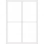 ValueX Multipurpose Label 99.1x139mm 4 Per A4 Sheet White (Pack 400 Labels) - 15145SM 15145SM