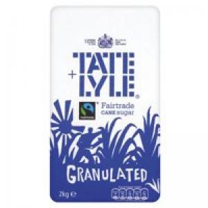 Tate & Lyle Granulated Pure Cane Sugar Bag Pack 2kg - 0412079