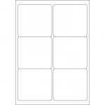 ValueX Multipurpose Label 99.1x93.1mm 6 Per A4 Sheet White (Pack 600 Labels) - 15208SM 15208SM