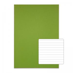 Click to view product details and reviews for Rhino 13 X 9 A4 Oversized Exercise Book 40 Page Ruled 8mm Light Green.