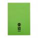 Rhino 13 x 9 A4+ Oversized Exercise Book 40 Page Ruled 12mm Light Green (Pack 100) - VDU024-220-4 15266VC