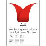 ValueX Multipurpose Label 70x37mm 24 Per A4 Sheet White (Pack 100 Labels) 15348SM
