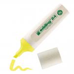edding 24 EcoLine Highlighter Pen Chisel Tip 2-5mm Line Yellow (Pack 10) - 4-24005 15448ED