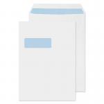 ValueX C4 Envelopes Pocket Self Seal Window White 100gsm (Pack 250) - FL3892 15560BL