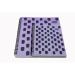 Europa Splash A4+ Notepad Wirebound 160 Pages 80gsm FSC Paper Ruled With Margin Punched 4 Holes Purple (Pack 3) - EU1502Z 15658EX