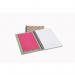 Europa Splash A5 Notepad Wirebound 160 Pages 80gsm FSC Paper Ruled Punched 4 Holes Pink (Pack 3) - EU1505Z 15679EX