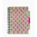 Europa Splash A5 Project Book Wirebound 200 Micro Perforated Pages 80gsm FSC Ruled Paper Punched 4 Holes Pink (Pack 3) - EU1509Z 15707EX