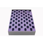 Europa Splash A4 Refill Pad Headbound 140 Pages 80gsm FSC Paper Ruled With Margin Punched 4 Holes Purple (Pack 6) - EU1510Z 15714EX