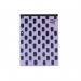 Europa Splash A4 Refill Pad Headbound 140 Pages 80gsm FSC Paper Ruled With Margin Punched 4 Holes Purple (Pack 6) - EU1510Z 15714EX