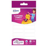 Avery Clothing Labels 45x13 WH PK36