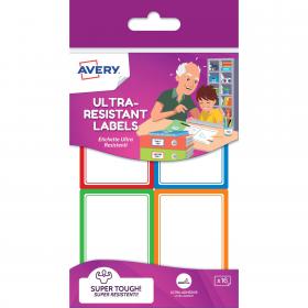 Avery Ultra - Resistant Labels 44x64mm White (Pack 16) - RES16.UK 15742AV