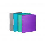 Teksto Ringbinder 2 Ring 30mm Capacity A4 Assorted Colours (Pack 10) 54650E 15768EX