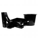 Deflecto Desk Accessory Starter Kit Black - CP175YTBLK 15777DF