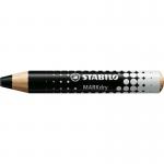 STABILO MARKdry Drywipe Marker Pencil for use on Whiteboards Black (Pack 5) 64846 15882ST