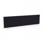 Impulse Straight Screen W1600 x D25 x H400mm Black With White Frame - I004624 15910DY