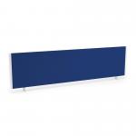 Impulse Straight Screen W1600 x D25 x H400mm Blue With White Frame - I004625 15917DY