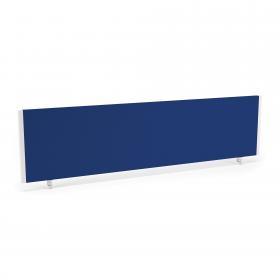 Impulse Straight Screen W1600 x D25 x H400mm Blue With White Frame - I004625 15917DY