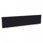 Impulse Straight Screen W1800 x D25 x H400mm Black With White Frame - I004626 15924DY
