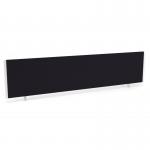 Impulse Straight Screen W1800 x D25 x H400mm Black With White Frame - I004626 15924DY