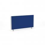 Impulse Straight Screen W800 x D25 x H400mm Blue With Silver Frame - I000265 15973DY