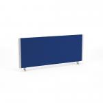 Impulse Straight Screen W1000 x D25 x H400mm Blue With Silver Frame - I000266 15980DY
