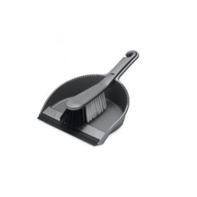 Addis Soft Dustpan and Brush Set Metallic Silver - 510390 15985AD