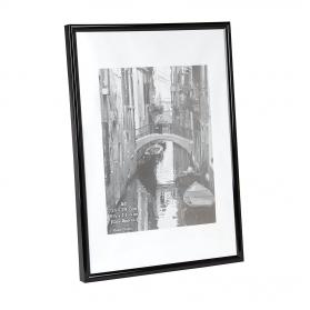 Photo Album Co A4 Certificate Frame Plastic Black - A4MARBLK-NG 15999PA