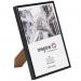 Photo Album Co CertificatePhoto Frame A4 Aluminium Frame Plastic Front Black - PAAFA4BBLK 16104PA