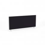 Impulse Straight Screen W1000 x D25 x H400mm Black With White Frame - I004618 16316DY