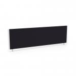 Impulse Straight Screen W1400 x D25 x H400mm Black With White Frame - I004622 16344DY