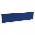 Impulse Straight Screen W1800 x D25 x H400mm Blue With White Frame - I004627 16351DY