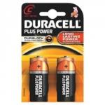 Duracell Plus C Batteries PK2