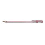 Pentel Superb Ballpoint Pen 0.7mm Tip 0.25mm Line Red (Pack 12) BK77-B 16643PE