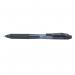 Pentel Energel X Gel Retractable Gel Rollerball Pen 0.7mm Tip 0.35mm Line Black (Pack 12) - BL107-AX 16671PE